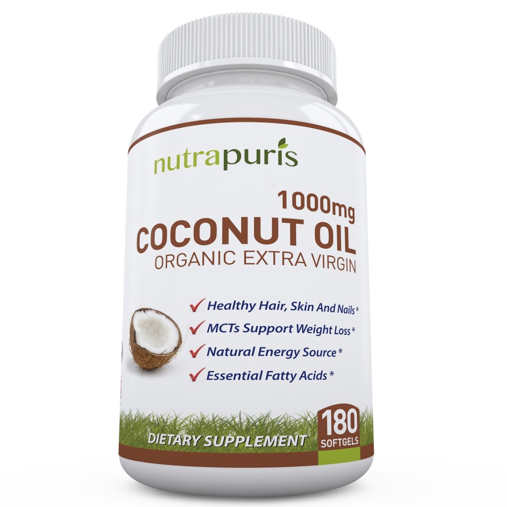 Nutrapuris Organic Coconut Oil Capsules Coconut Oil Supplements